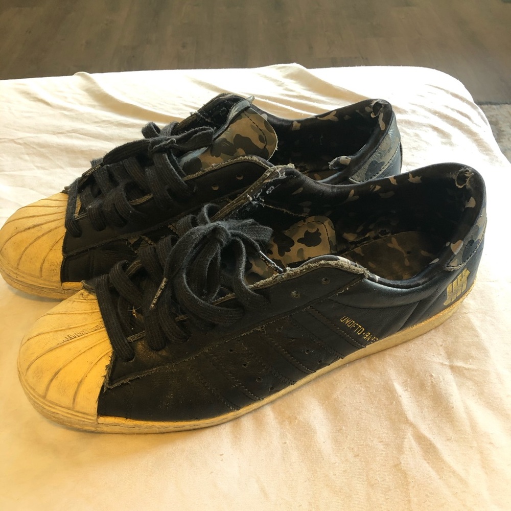 Adidas undefeated x bape shell toes